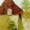 Country Christmas 
14x11"
Oil & Mixed Media
