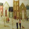 Little City 
30x30"
Oil & Mixed Media
