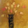 Pale Roses 
24x24"
Oil
