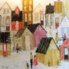 Hillside Village
30x30"
Oil & Mixed Media
