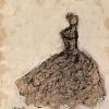 Vintage Lace
19x17"
ink & acrylic on raw canvas
