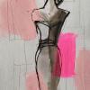 Dior in Pink
8.5x5.5"
mixed media